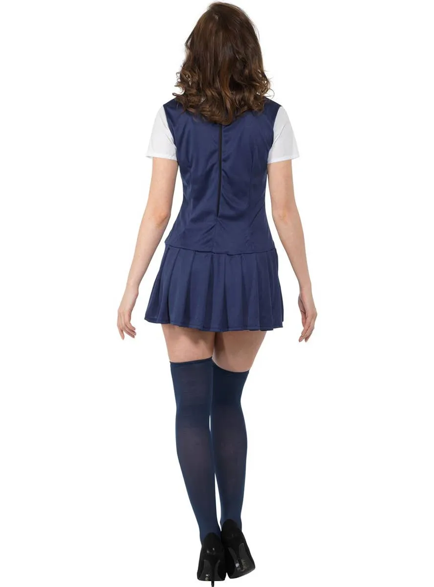 Preppy Schoolgirl Womens Chrissy Amphlett Style Costume