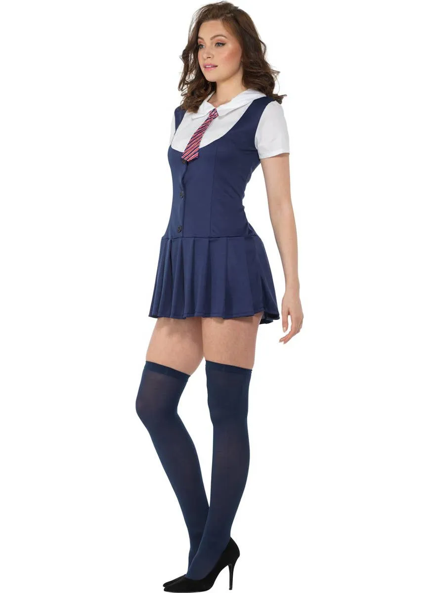 Preppy Schoolgirl Womens Chrissy Amphlett Style Costume