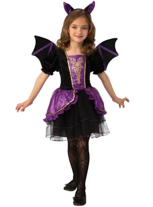 Pretty Bat Girls Halloween Dress Up Costume