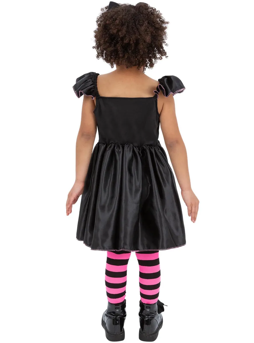 Pretty Black Cat Toddler Girls Halloween Costume