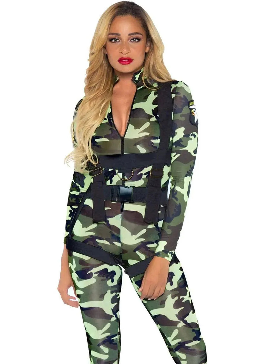 Pretty Paratrooper Sexy Womens Costume