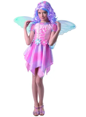 Pretty Pink Forest Fairy Girls Dress Up Costume