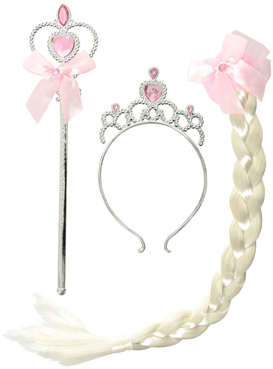 Pretty Pink Princess 3 Piece Costume Accessory Set