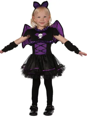 Pretty Purple Bat Toddler Girls Halloween Costume
