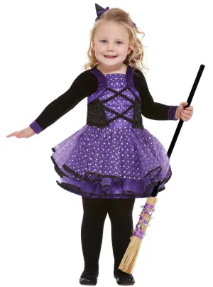Pretty Star Witch Toddler Girls Halloween Costume