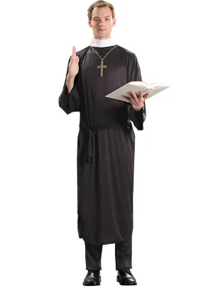 Priest Classic Mens Fancy Dress Costume