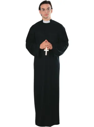 Priest Mens Religious Dress Up Costume
