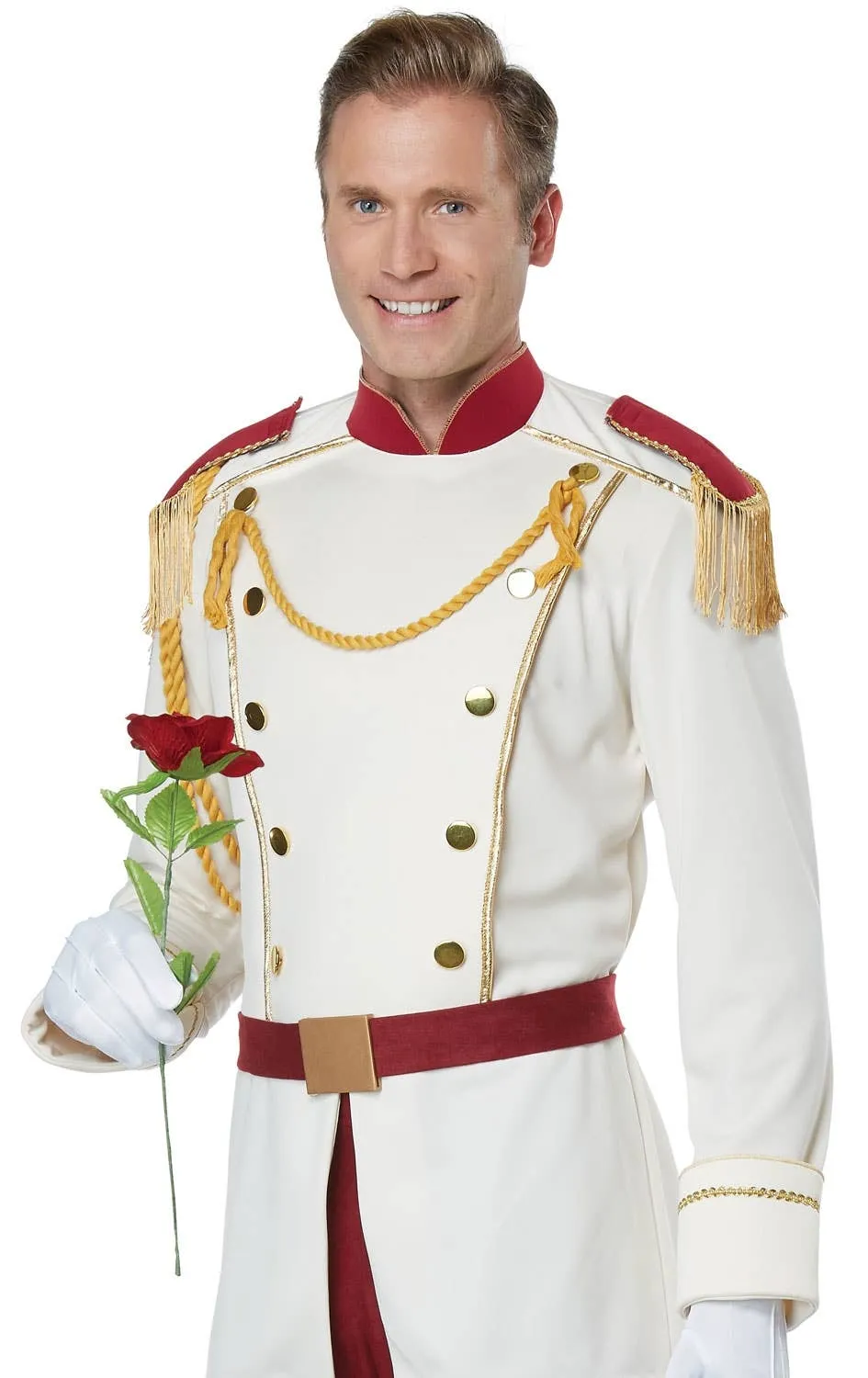 Prince Charming White Storybook Mens Book Week Costume