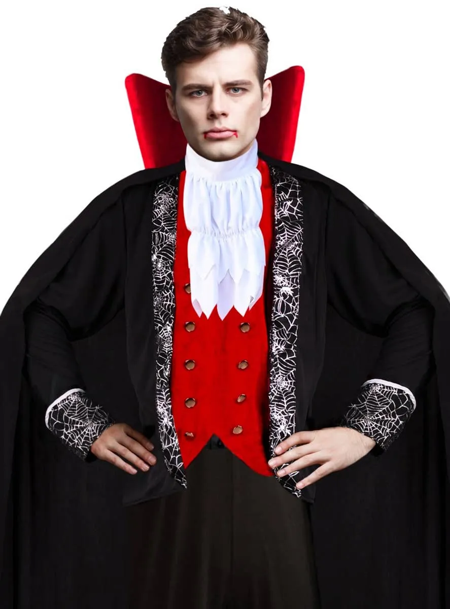 Prince of Darkness Mens Vampire Halloween Costume