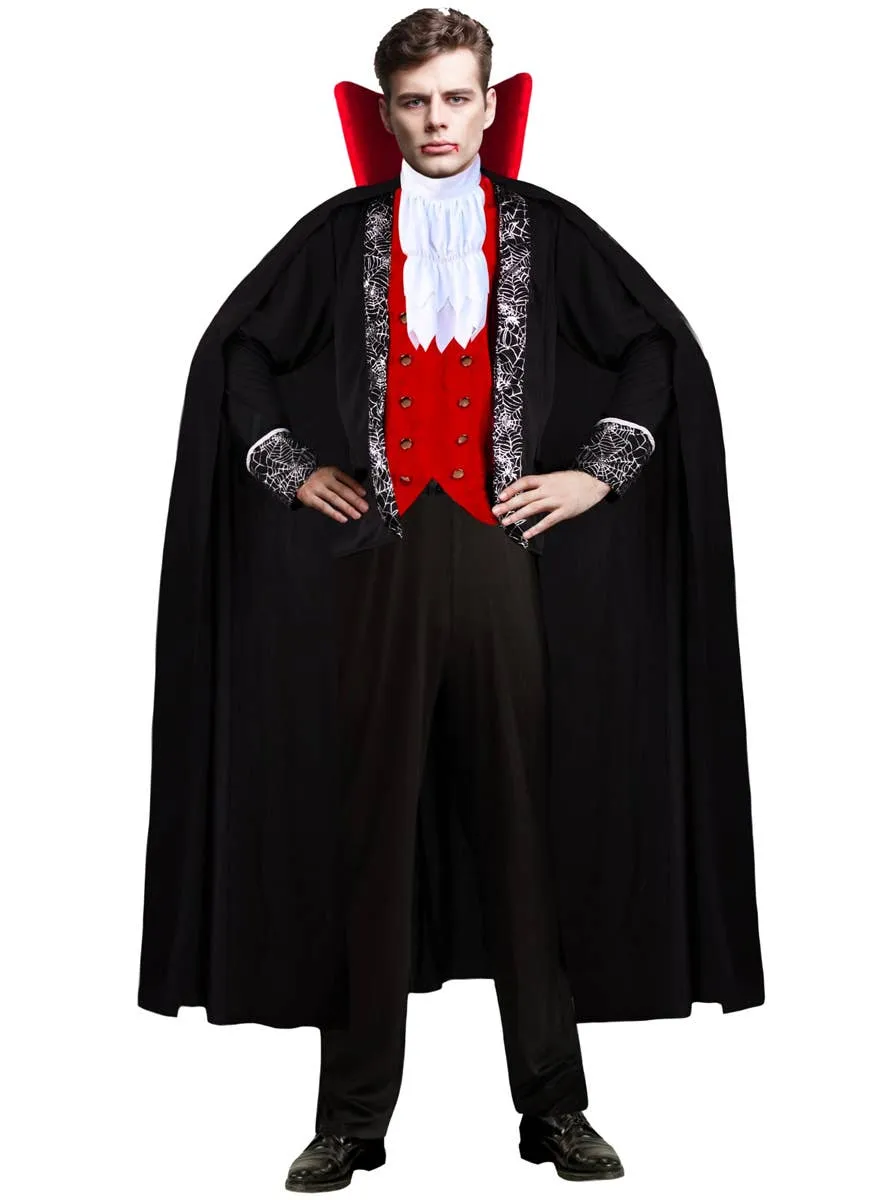 Prince of Darkness Mens Vampire Halloween Costume