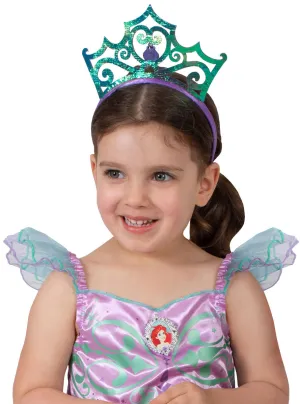 Princess Ariel Girls Green Iridescent Disney Costume Tiara