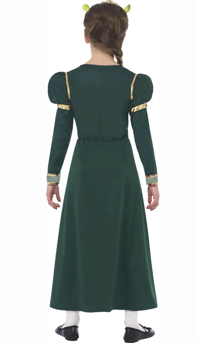 Princess Fiona Girls Shrek Book Week Costume