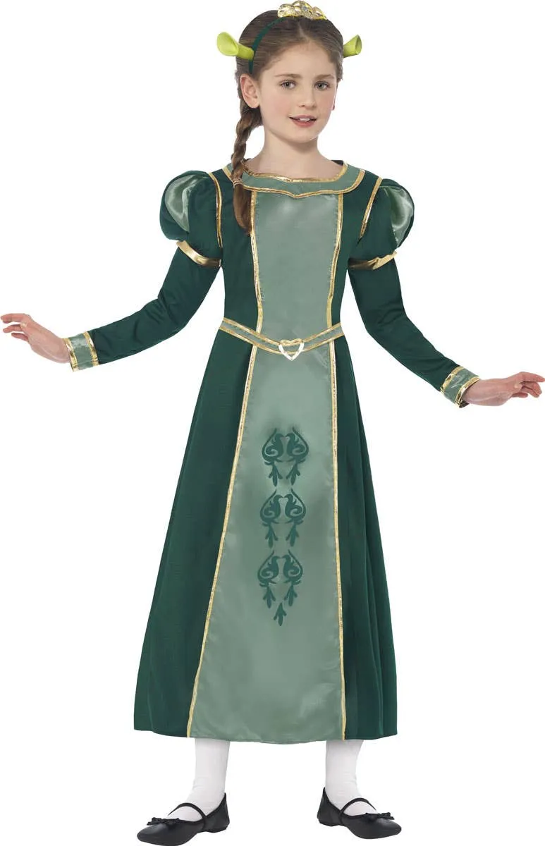 Princess Fiona Girls Shrek Book Week Costume