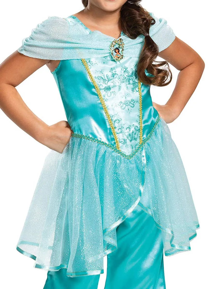 Princess Jasmine Girls Classic Dress Up Costume