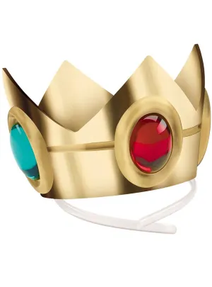 Princess Peach Licensed Super Mario Costume Crown