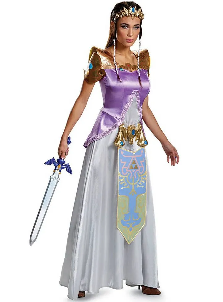 Princess Zelda Womens Deluxe Legend of Zelda Costume
