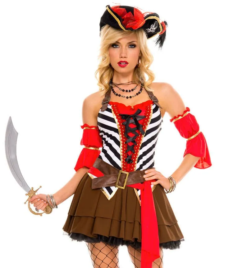 Private Pirate Womens Dress Up Costume