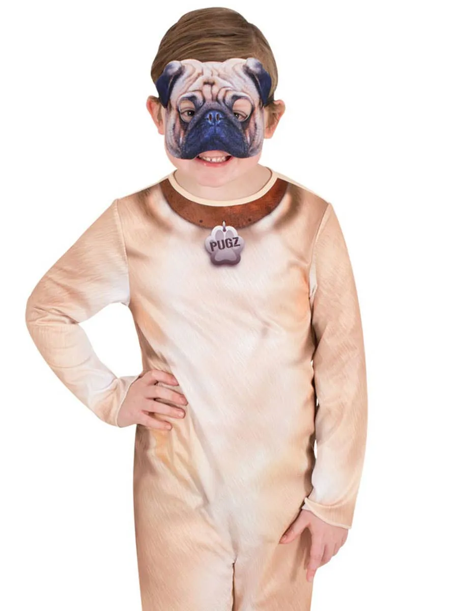 Pug Dog Boys Animal Onesie Book Week Costume