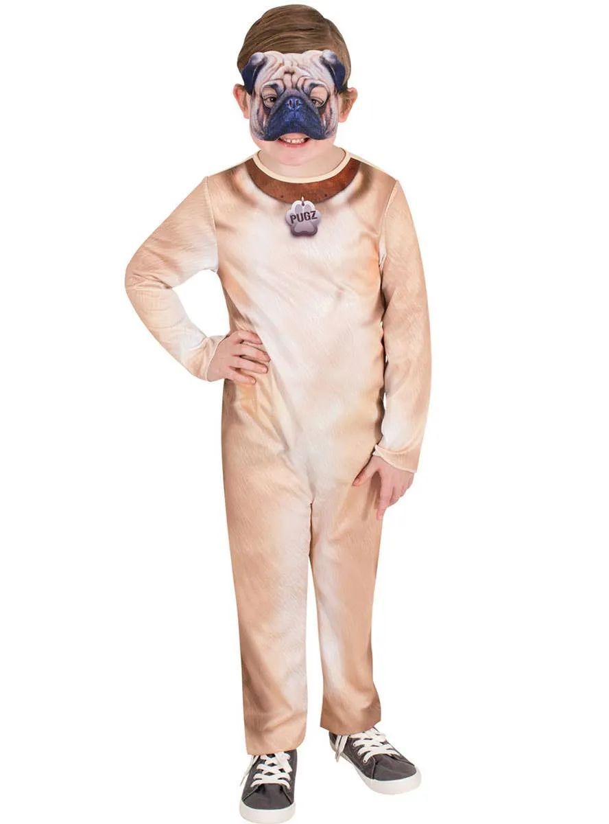 Pug Dog Boys Animal Onesie Book Week Costume