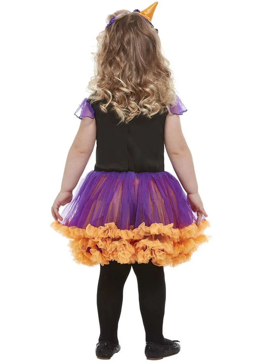 Pumpkin Witch Toddler Girls Halloween Costume