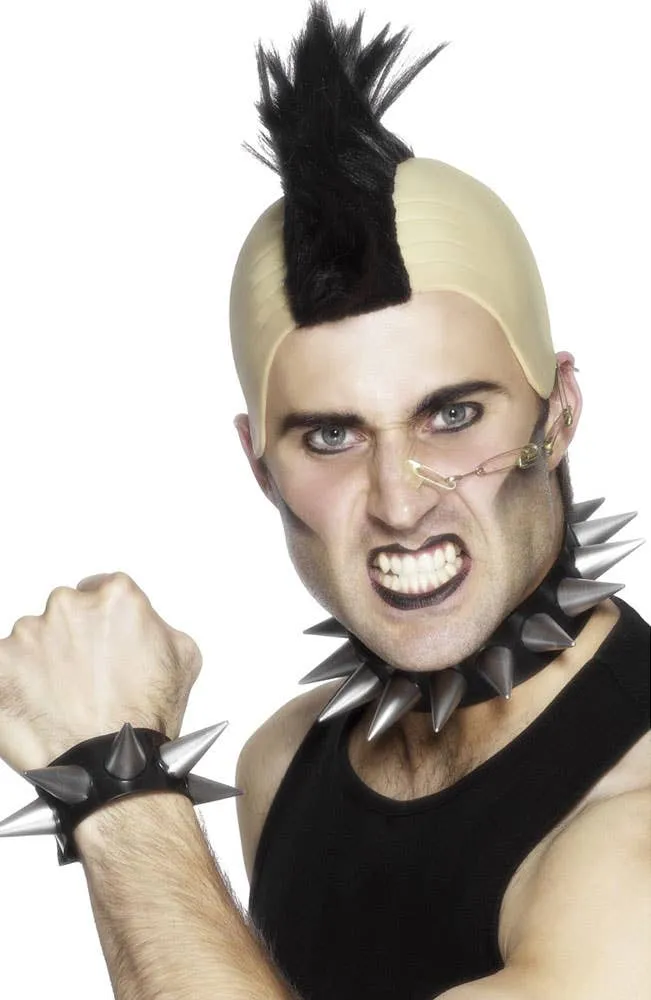 Punk Rocker Spiked Jewellery Set