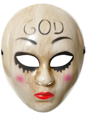 Purge Doll Inspired Halloween Costume Mask