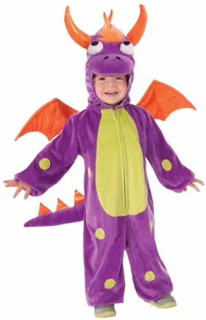 Purple Monster Toddlers Onesie Costume