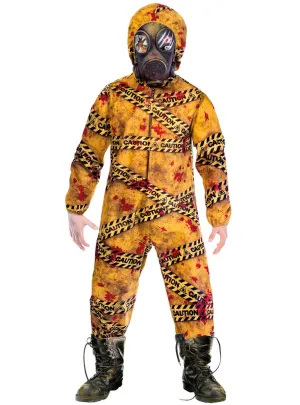 Quarantine Zombie Boys Hazmat Halloween Costume