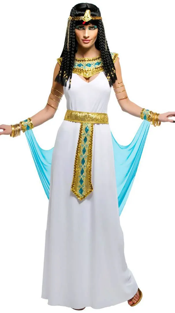 Queen Cleopatra Deluxe Womens Fancy Dress Costume