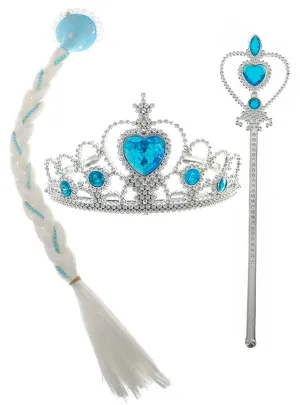 Queen Elsa Kids 3 Piece Costume Accessory Set
