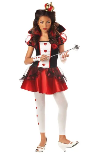 Queen Of Hearts Teen Girls Costume