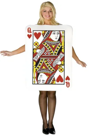 Queen of Hearts Womens Playing Card Costume