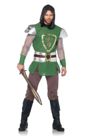 Queens Guard Mens Medieval Knight Fancy Dress Costume