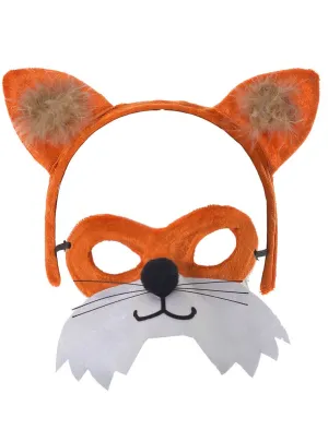 Quick Fox Kids Mask and Headband Accessory Set