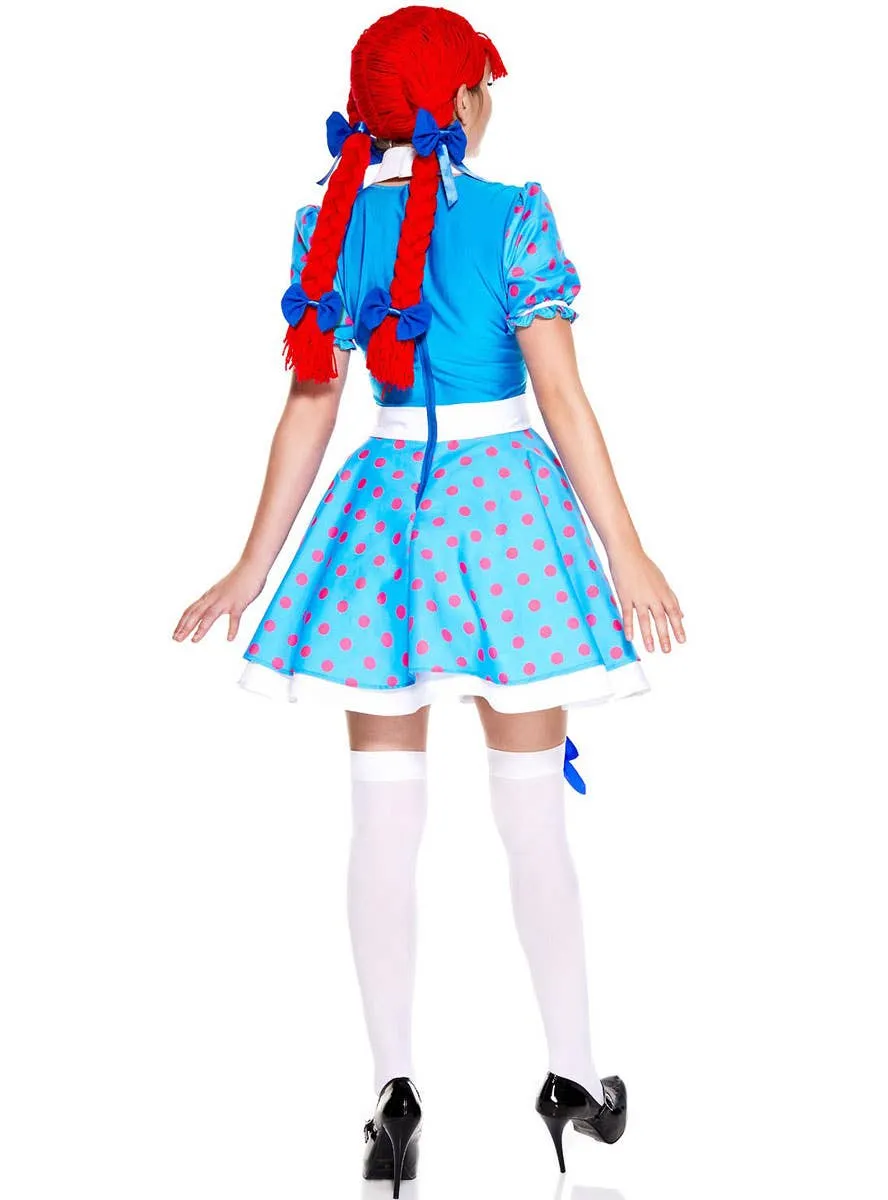 Racy Rag Doll Womens Fancy Dress Costume