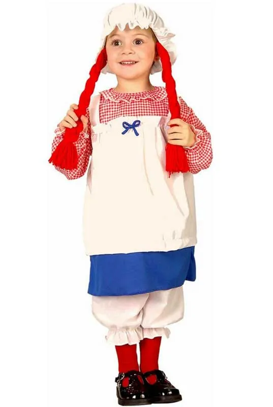 Rag Doll Girls Toddler Costume