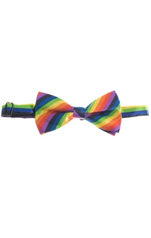 Rainbow Bow Tie Costume Accessory