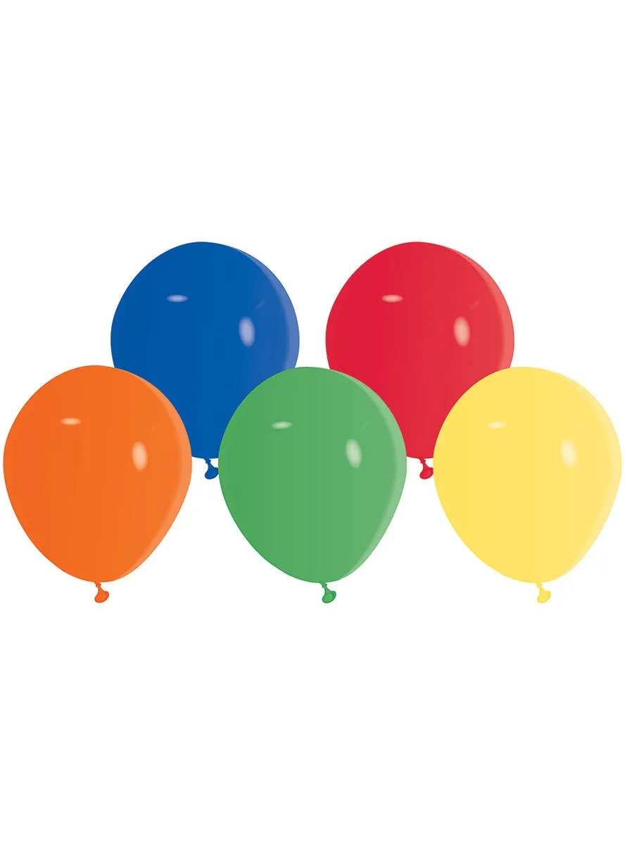 Rainbow Colours 20 Pack Small 12cm Latex Balloons