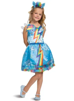 Rainbow Dash Girls Cute My Little Pony Costume