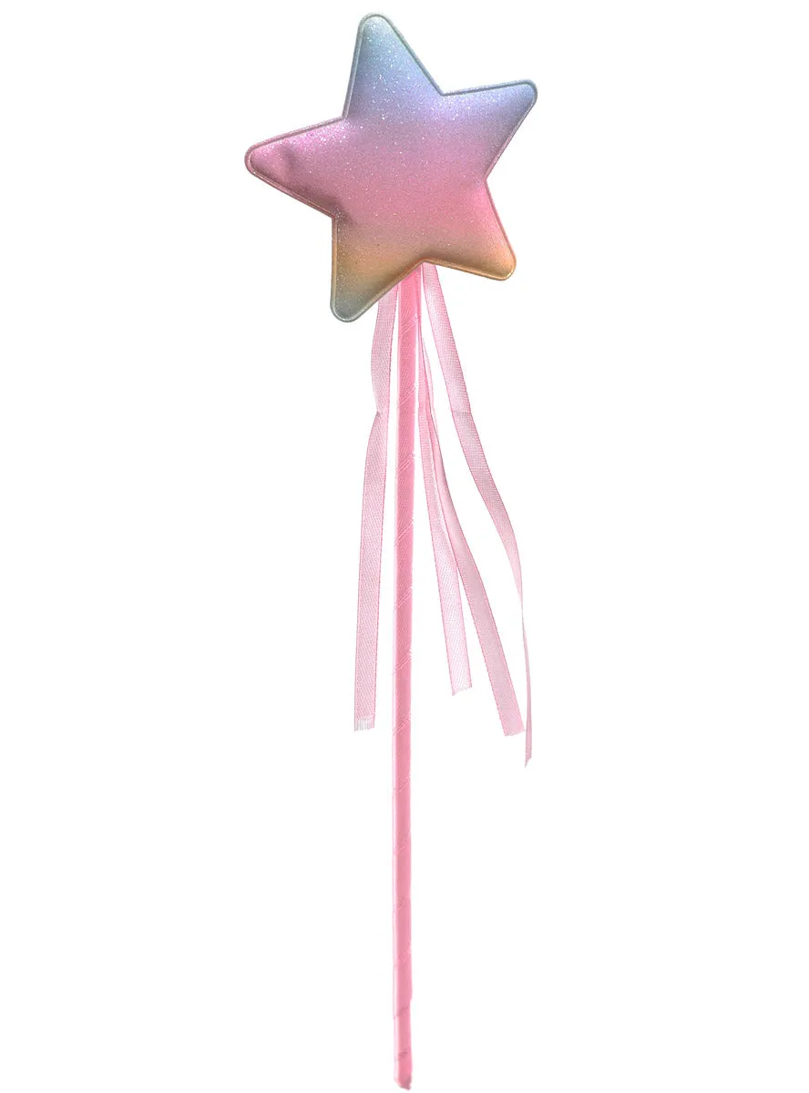 Rainbow Fairy Star Shaped Costume Wand