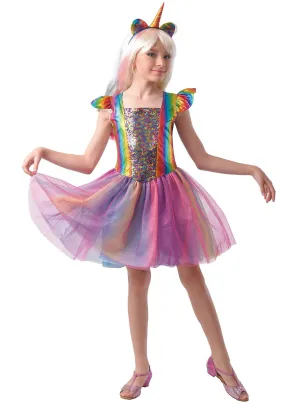 Rainbow Glitter Unicorn Girls Book Week Costume