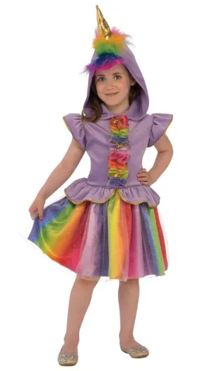 Rainbow Sparkle Unicorn Girls Book Week Costume