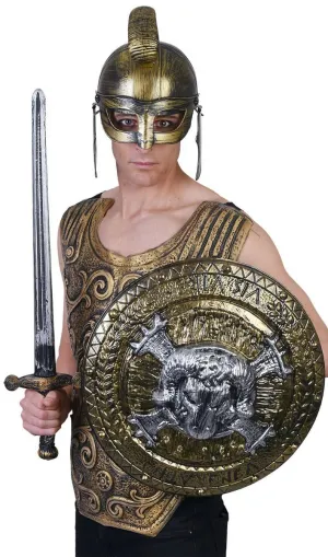 Rams Head Bronze and Silver Shield Accessory