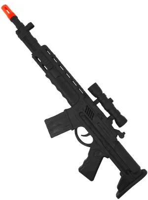 Rapid Fire Novelty Black Costume Machine Gun
