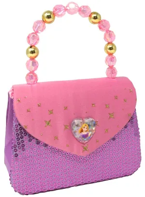 Rapunzel Pink and Purple Sequin Girls Deluxe Costume Bag