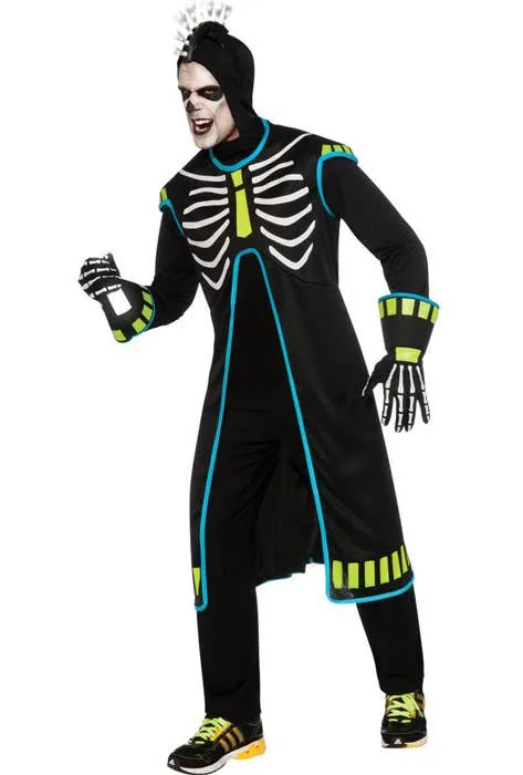 Ravin' Skeletech Mens Halloween Costume