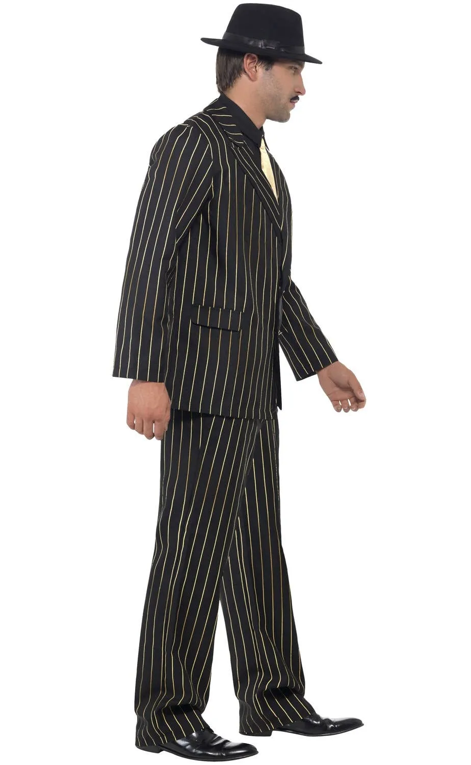 Razzle Mens 1920s Pinstripe Gangster Costume