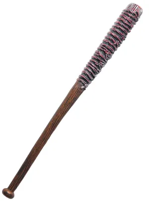 Realistic Baseball Bat with Barbed Wire Costume Weapon
