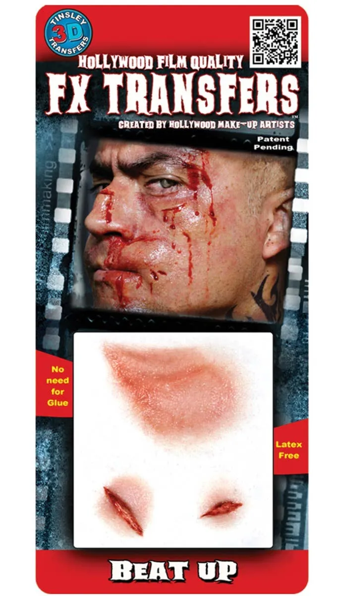 Realistic Beat Up 3D Special FX Wound Transfers