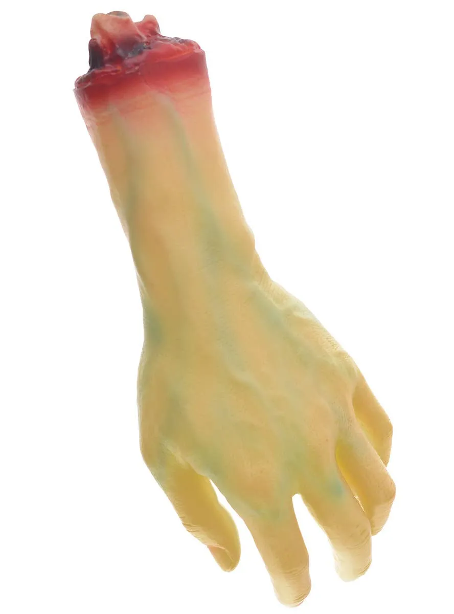 Realistic Severed Zombie Hand Halloween Decoration